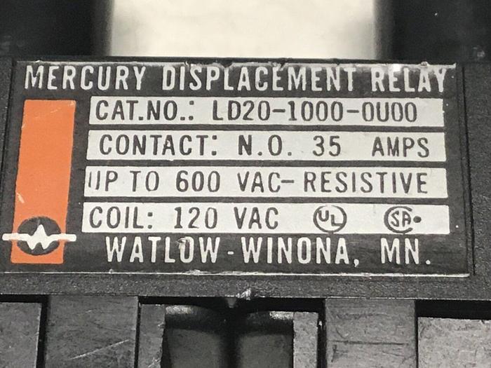 Used WATLOW Control Relay LD20-1000-0U00 #35508