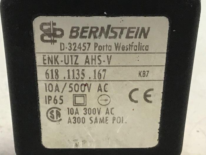 Used BERNSTEIN Limit Switch ENK-UV1Z AHS-V #121250