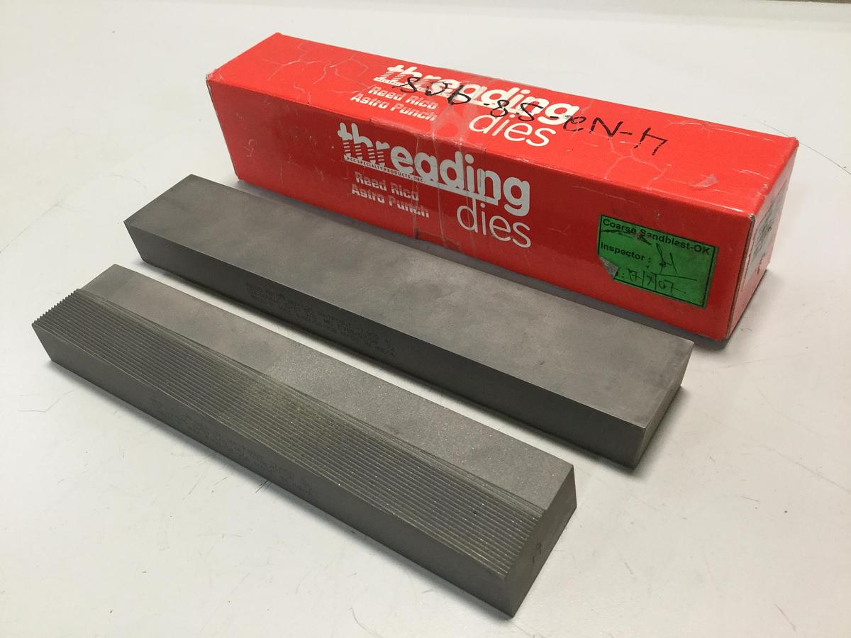 REED RICO Threading Dies 4-N2-S8-908 USED