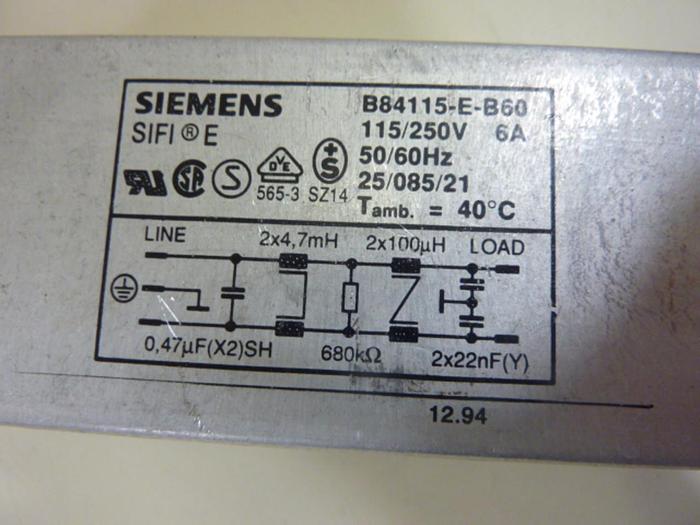 Used SIEMENS Semiconductor B84115-E-B60 #50610