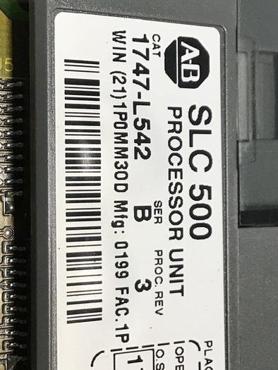 Used ALLEN BRADLEY Processor Unit 1747-L542 SER B #144052