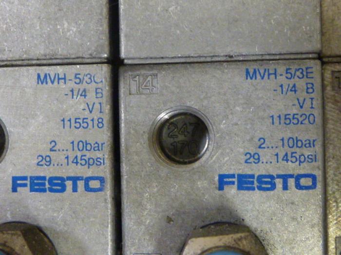 Used FESTO Control Block / Valve Terminal IFB8-02 #61266