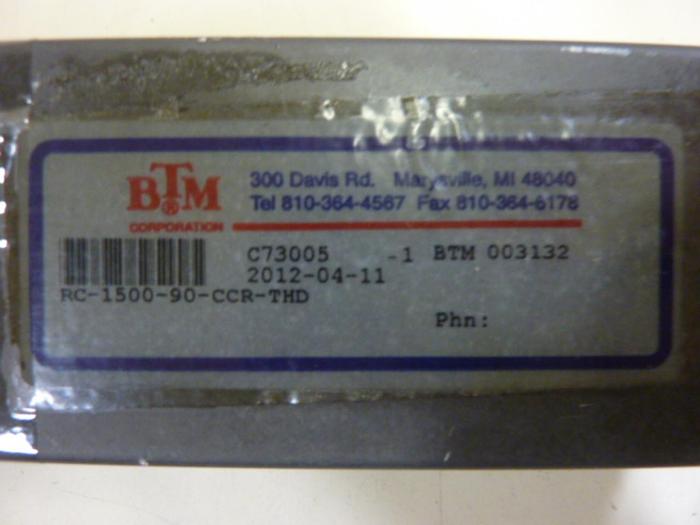 Used BTM CORP PSI Rotary Clamp RC-1500-90-CCR-THD #58259