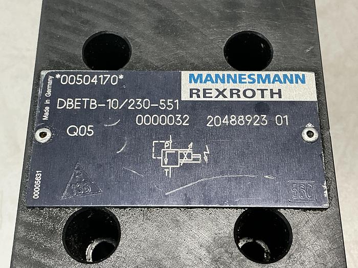 Used MANNESMANN REXROTH DBETB-10/230-551