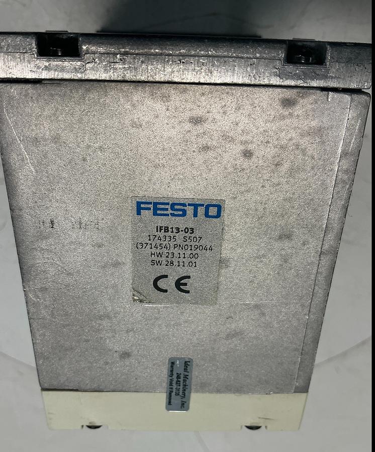 Used FESTO Control Block / Valve Terminal IFB13-03 Used