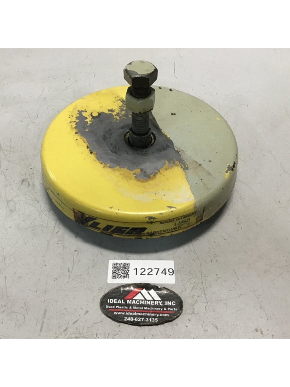 Used VLIER Leveling Mount Pad LM9B 8.75 USED
