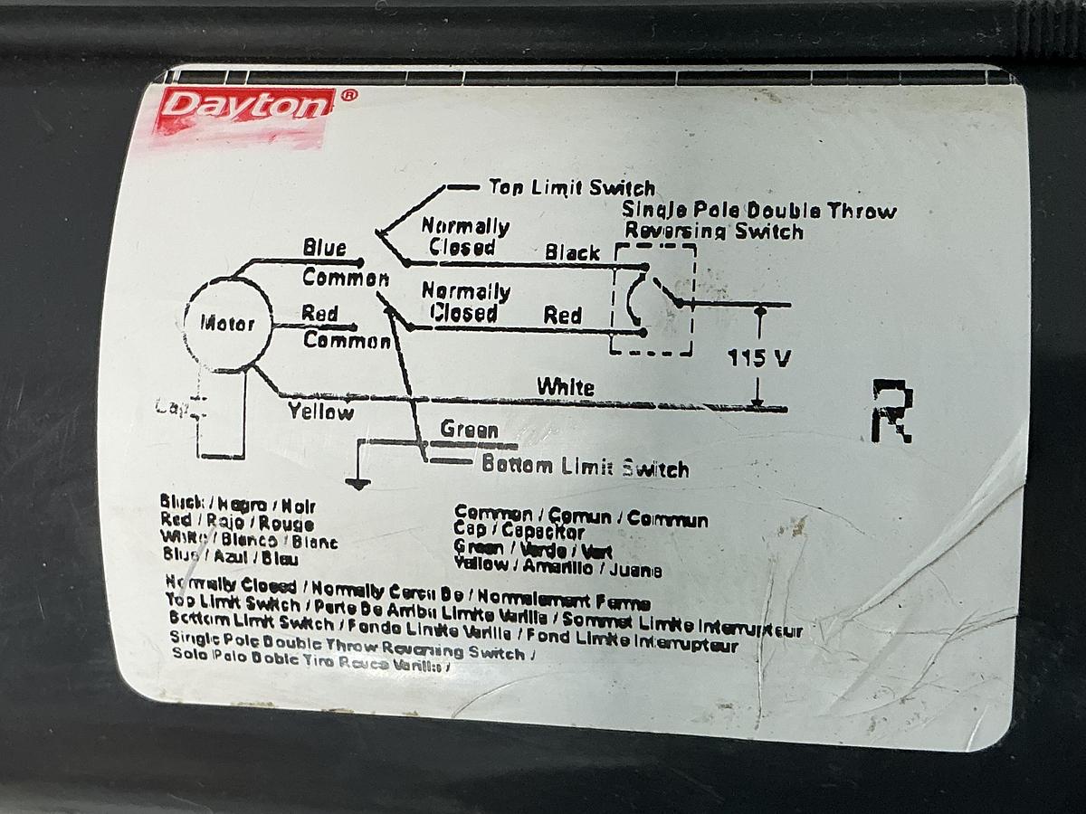 Used DAYTON 6Z086