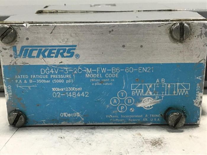 Used VICKERS Valve DG4V32CMFWB660EN21 #138726