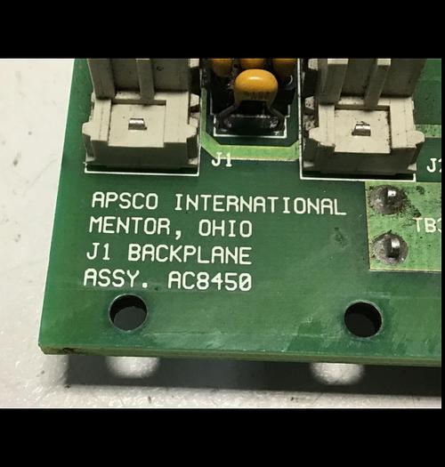 Used APSCO Van Dorn Rack Circuit Board AC8450 USED
