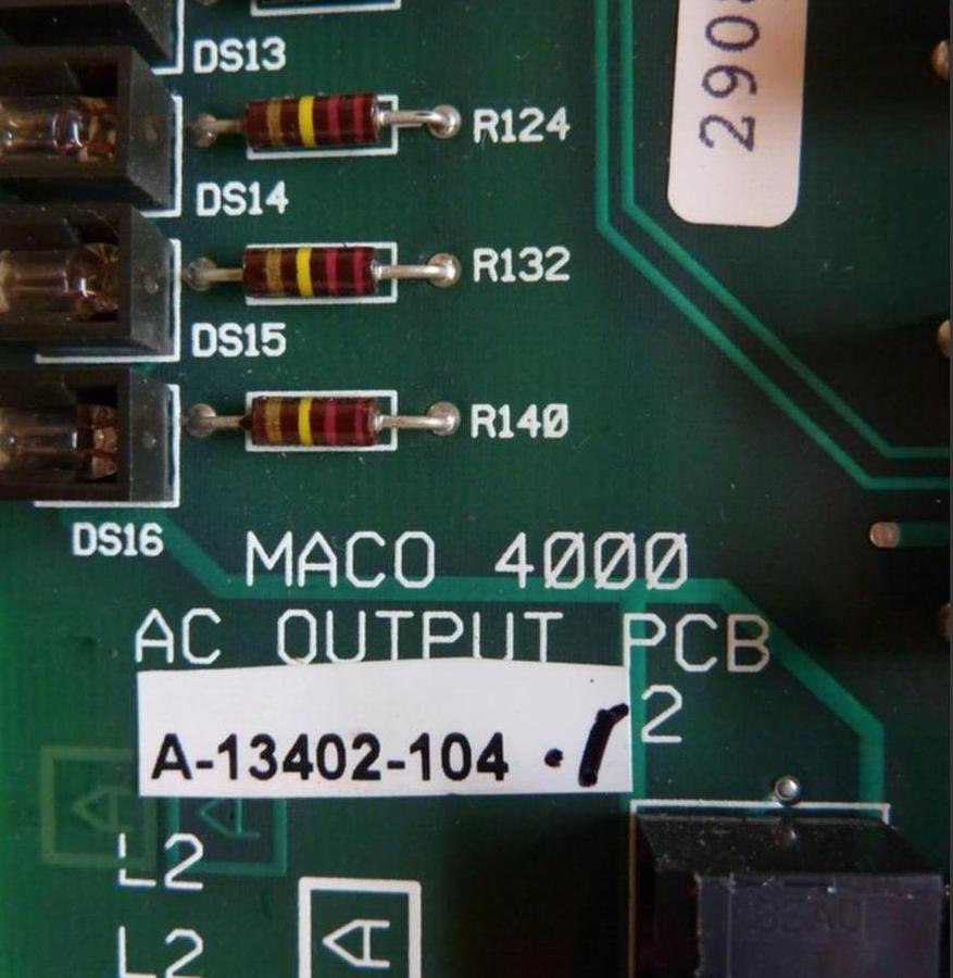 Used BARBER COLMAN AC Output PC Board A-13402-104-1 USED