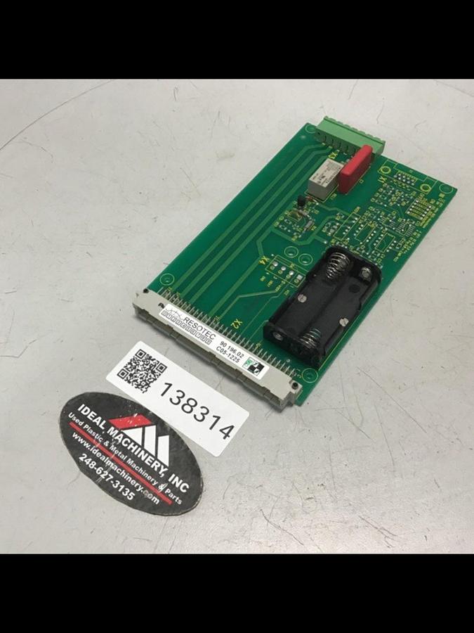 Used RESOTEC Circuit Board 90196.02 Used