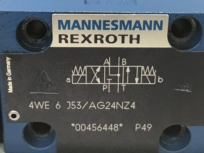 Used REXROTH Directional Control Valve 4WE6J53/AG24NZ4 #137683