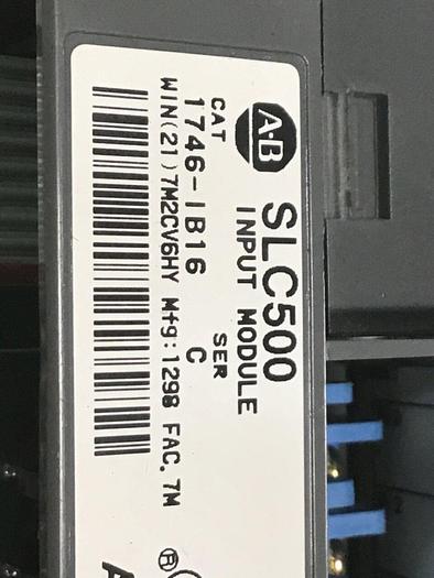 Used ALLEN BRADLEY Input Module 1746-IB16 SER C #127725
