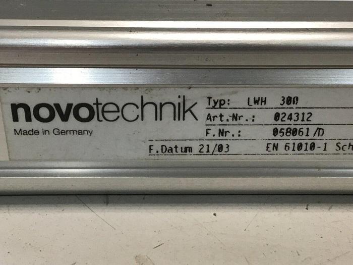 Used NOVOTECHNIK Linear Transducer LWH300 #139542