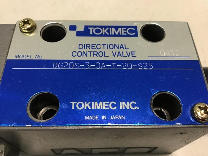 Used TOKIMEC Directional Control Valve DG20S-3-0A-T-20-S23 #133019