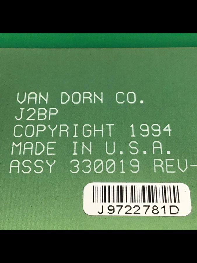 Used VAN DORN Circuit Board 330019 PC330-019 330-019 Used