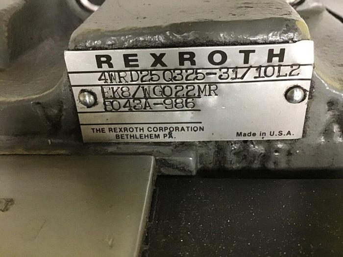 Used REXROTH Valve 4WRD25Q32531/10L2 Used