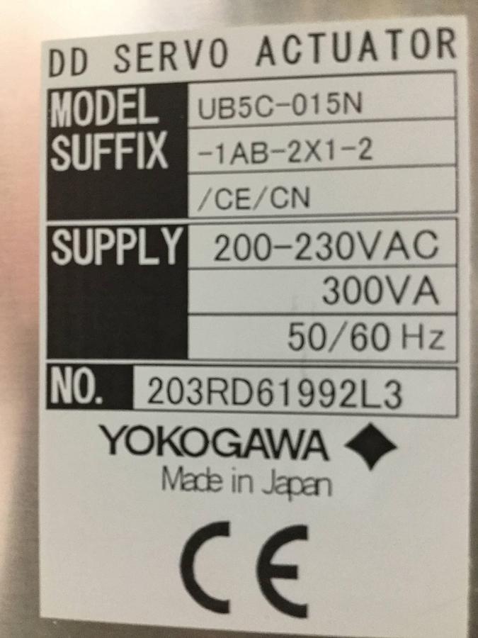 Used YOKOGAWA DD Servo Amplifier UB5C-015N-1AB-2X1-2/CE/CN Used #98692