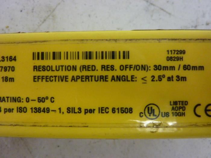 Used BANNER ENGINEERING Light Curtain Emitter SLSE30-1050Q8 Used