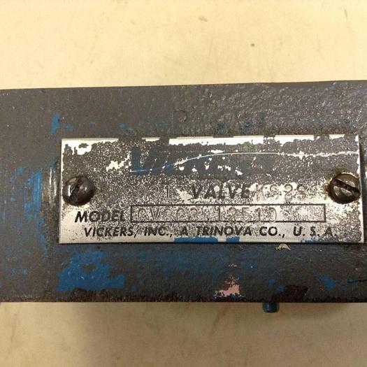 Used VICKERS Relief Valve CVGC 3 W 125 10 #72639