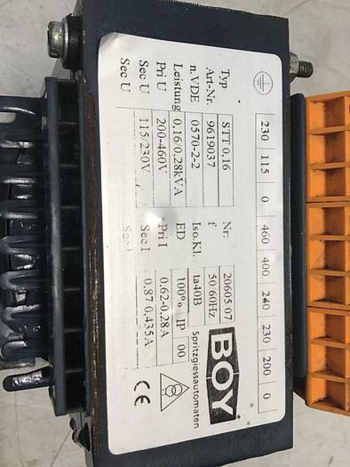 Used BOY MACHINES Transformer STT0.16 #143733