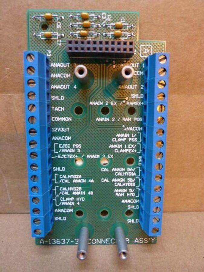 Used BARBER COLMAN Connector Assembly PC Board A-13637-3 Used