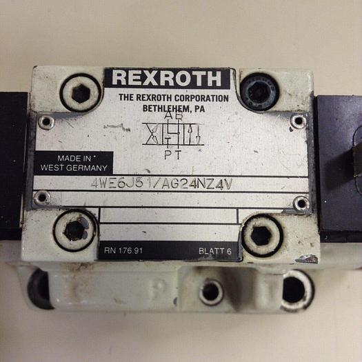 Used REXROTH Valve 4WEH16W60/6AG24NEZ4V #68493