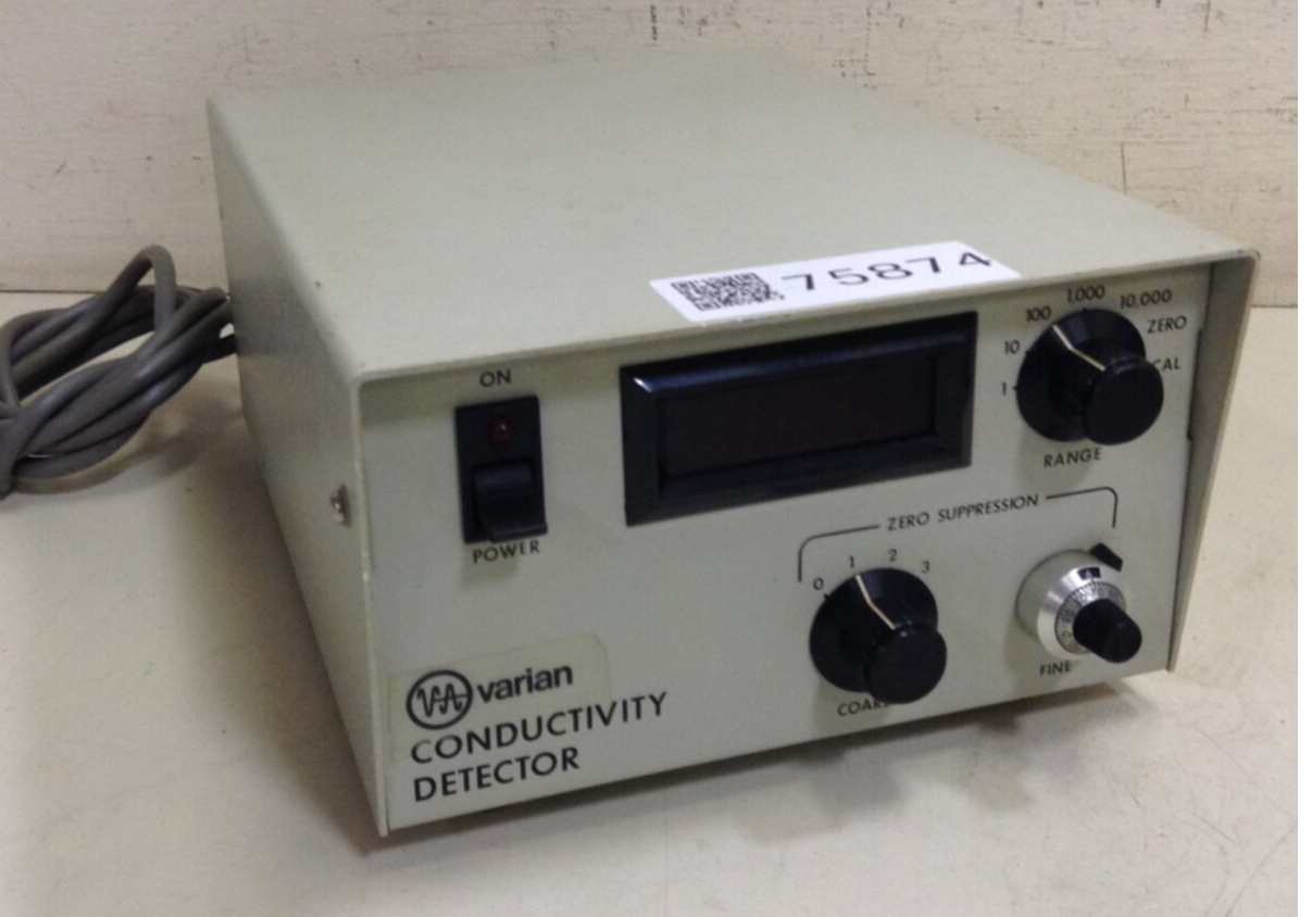 Used VARIAN Conductivity Detector 113348 USED