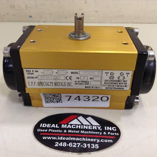 Used CFF SPECIALTY METALS Pneumatic Actuator AP050 N #74320
