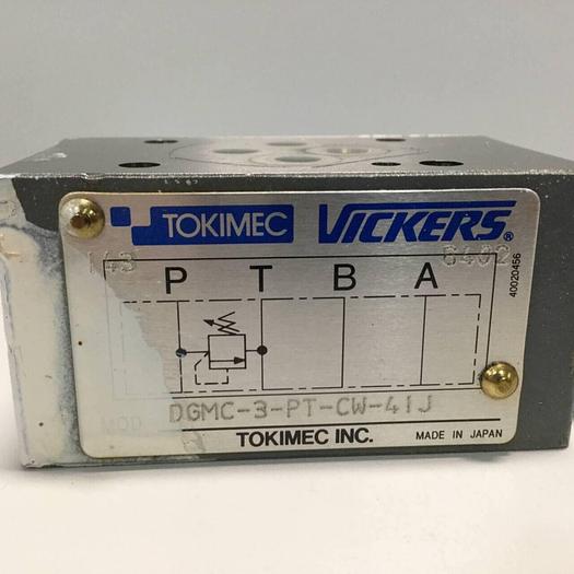 Used TOKIMEC Valve DGMC-3-PT-CW-41J #94698