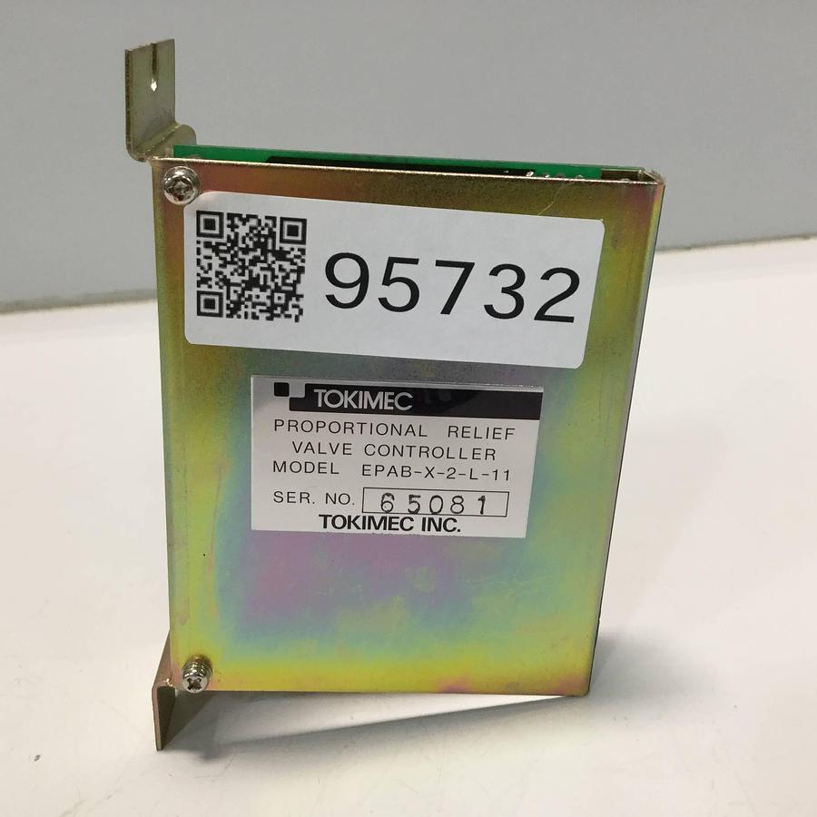 Used TOKIMEC Proportional Relief Valve Controller EPAB-X-2-L-11 Used