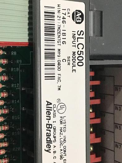 Used ALLEN BRADLEY Input Module 1746-IB16 SER C #127234