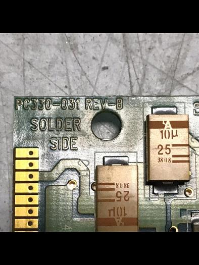 Used VAN DORN Analog Circuit Board 330025 PC330-025 Used