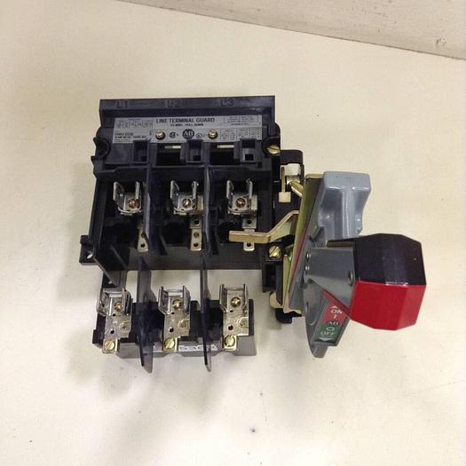 Used ALLEN BRADLEY 30 Amp Disconnect Switch 1494V-DS30 SER A #85302