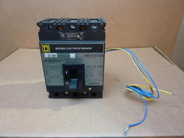 Used SQUARE D 30 Amp Circuit Breaker FAL360301212 USED