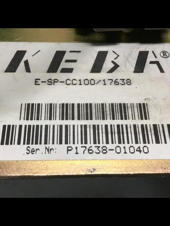 Used KEBA Operator Panel E-SP-CC100/17638 Used