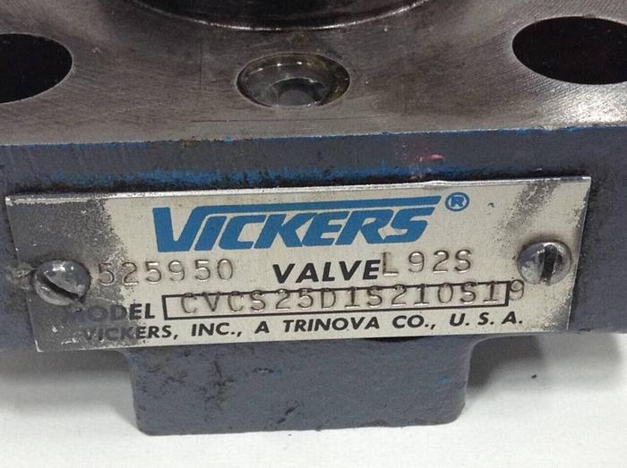 Used VICKERS Valve CVCS25D1S210S19 #89658