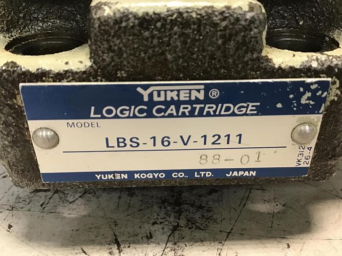 Used YUKEN LBS-16-1211 Logic Cartridge Used #143824