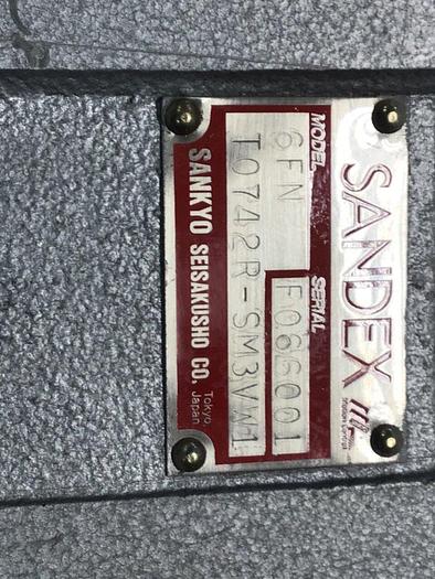 Used SANDEX Indexing Drive 6FNT0732R-SM3VW1/X #119946