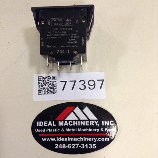 Used IDEC NRL Switch NRLY 2000-20A-4 #77397