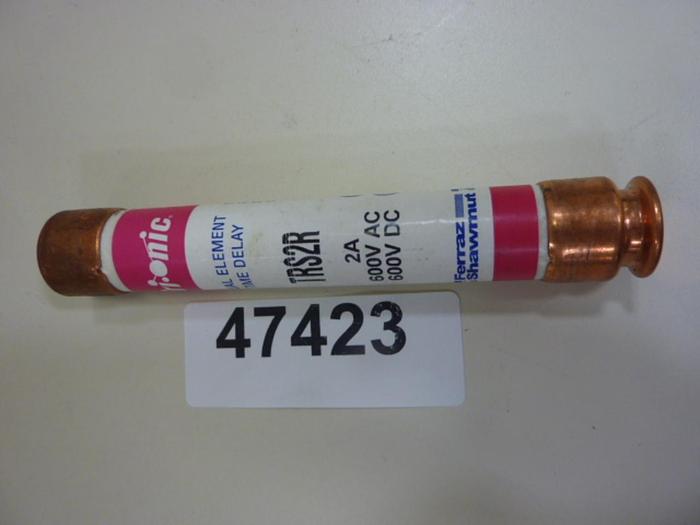 Used FERRAZ SHAWMUT 2 Amp Fuse TRS2R #47423
