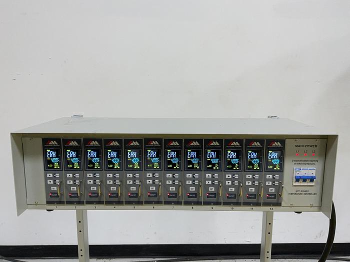 Used METAL FABRICATOR 12 Zone Hot Runner HRTC-12S/L-GST USED #148330