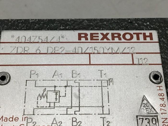 Used REXROTH Pressure Relief Valve ZDR6DP240/150YM/12 #114934