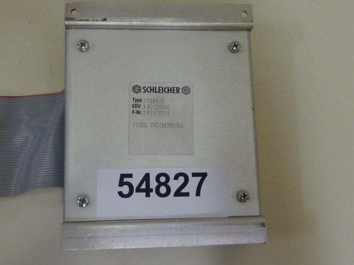 Used SCHLEICHER Video Driver Module PDBV-S #54827
