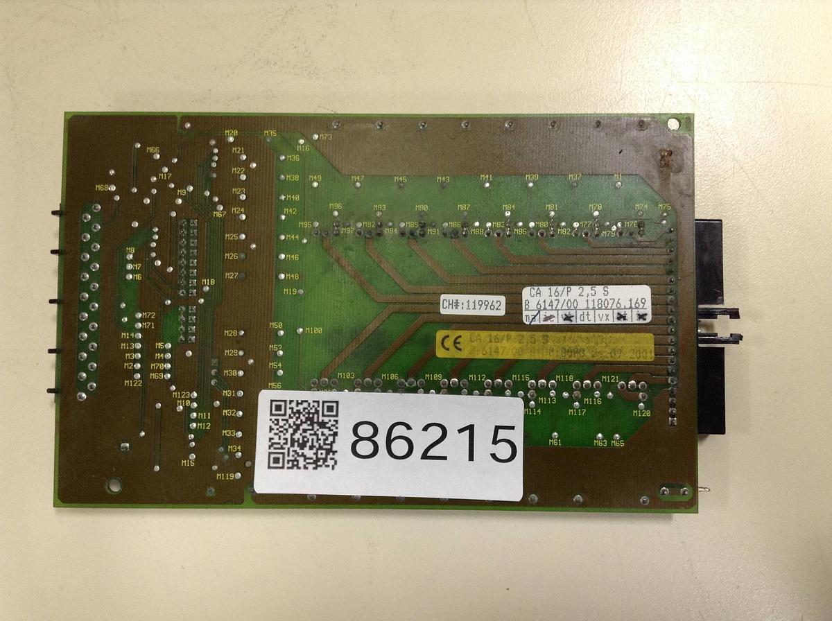 Used BACHMANN ELECTRONIC Output Card CA16/P2.5S E06149/00 003 USED
