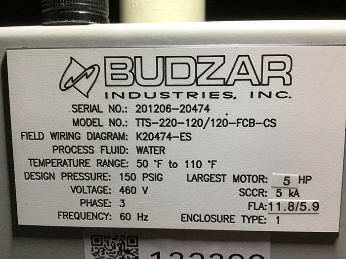 Used BUDZAR Tower Tank System TTS-220-120/120-FCB-CS Used