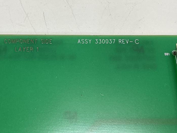 Used VAN DORN ASSY 330037 REV-C