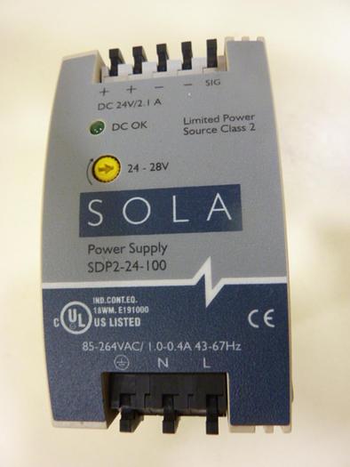 Used SOLA Power Supply SDP2-24-100 #48761