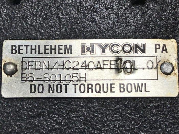 Used HYCON Filter Housing DFBN/HC240AFE101.0/B6-S0105H #136700