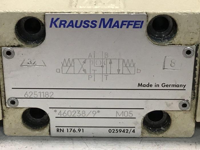 Used KRAUSS MAFFEI Valve 6251182 #125941